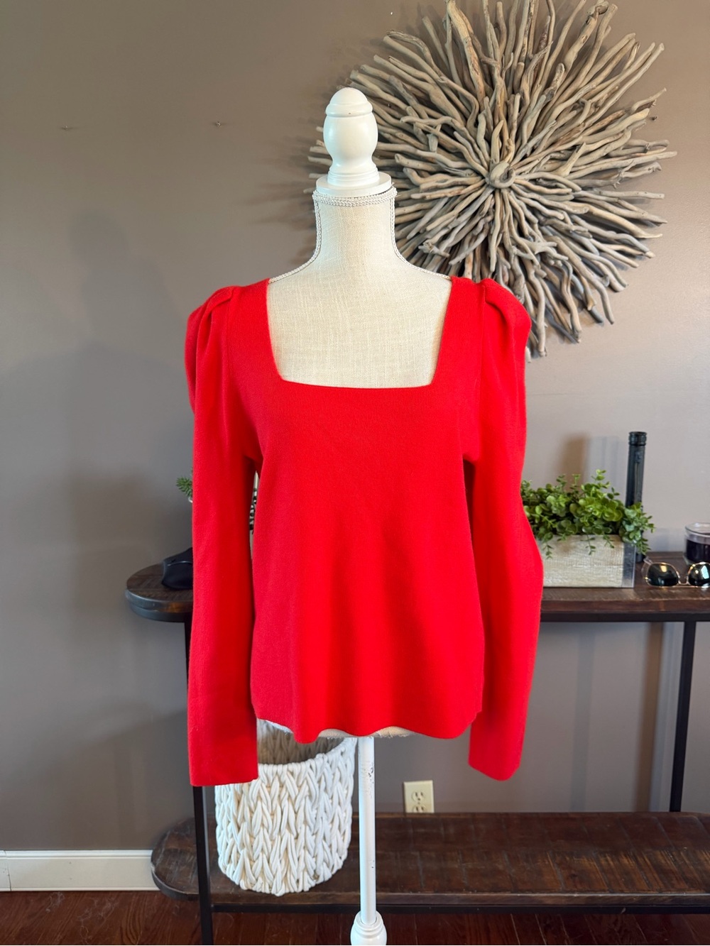 Banana Republic Long Puff Sleeve Sweater
